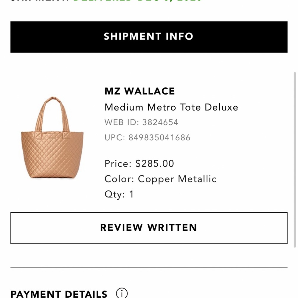 ❌ SOLD MZ Wallace Medium Metro Tote Deluxe - Picture 10 of 11